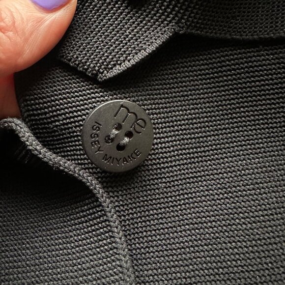 Me Issey Miyake Milanori Brike A Line Knit Coat Womens One Size Avant Garde Mod - Picture 6 of 11